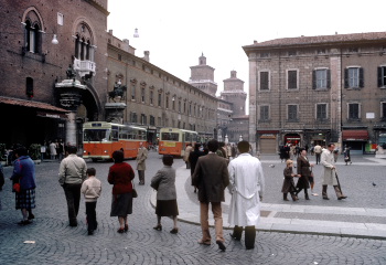 1981年のフェッラーラ旧市街