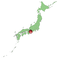 日本地図上の位置